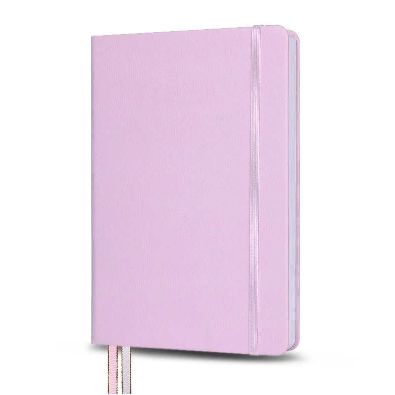 

A5 Hardcover Bullet Dotted Grid Journal Creative Elastic Band Plain Squared Ruled Lined Notebook With Numbered Page