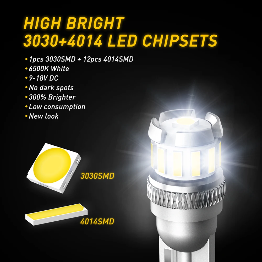 AUXITO 10x W5W T10 Led Canbus автомобильные парковочные огни для Skoda Octavia A5 A7 2 1 Rapid Fabia Superb Yeti