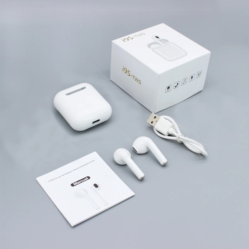 I9s TWS наушники 5 0 Bluetooth I7S Беспроводная гарнитура для iPhone 11 6 7 8 X все andriod телефон