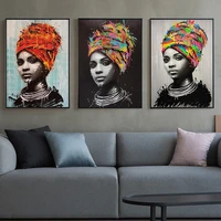 african woman nude art canvas paintings on the wall posters and prints black girl graffiti art pictures home wall decoration
