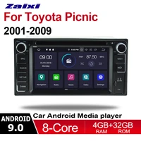accessories car android multimedia dvd player gps navigation system radio stereo video head unit for toyota picnic 20012009