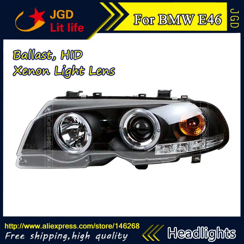 Автомобильный Стайлинг LED HID Rio BMW E46 фары Головной фонарь чехол для Биксеноновые