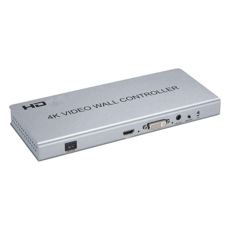 Видеопроцессор настенный совместимый с HDMI 4K видеоконтроллер вход 2X2 DVI поддержка