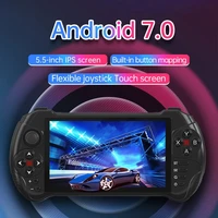 powkiddy x15 andriod handheld game console 5 5 inches ips screen wifi bluetooth 4 0 32g rom video handheld game player