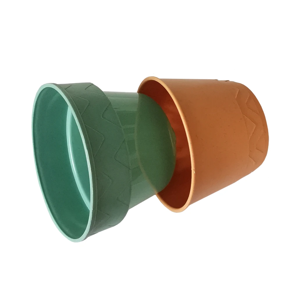 Современный простой стильный пластиковый самополивающийся цветочный горшок для