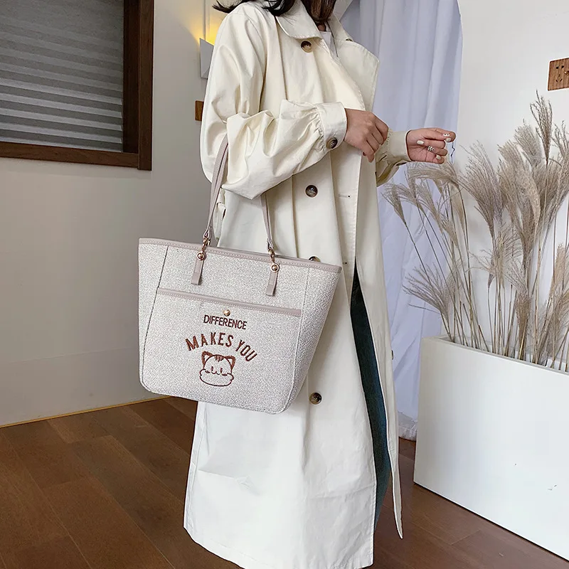 

Portable tote bag shoulder bag female 3157 Joker large-capacity fashion portable tote bag tote bags for women