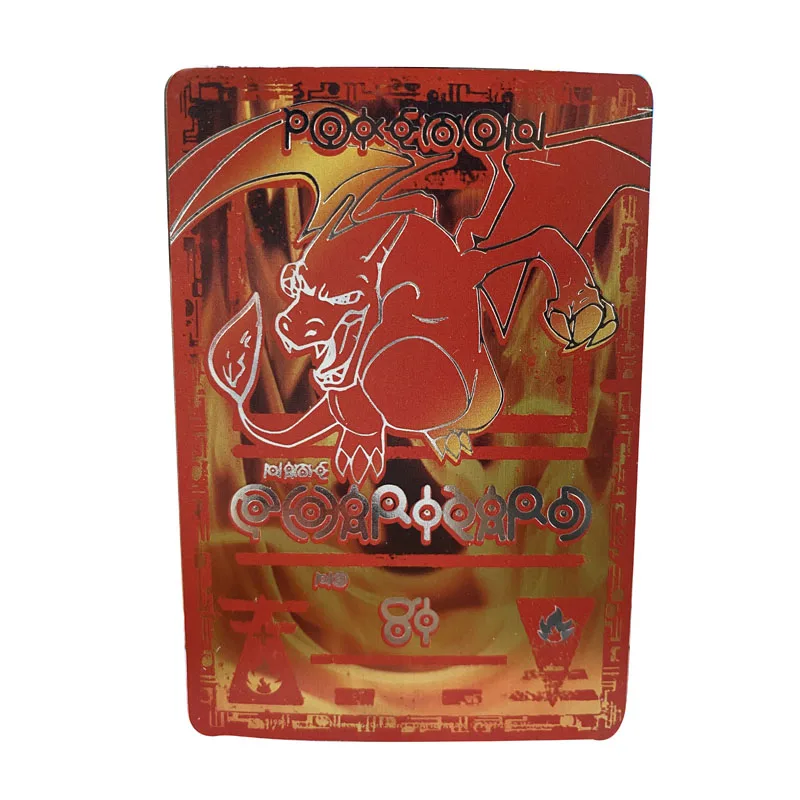 

Pokemon Flash Card Gilding Silver Stamping Unknown Totem Ancient Relics Charizard Pikachu Card Collection Gift Kids Pokemon Toys