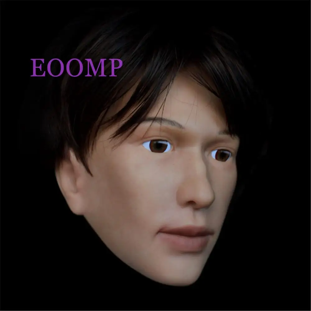 Masquerade Mask Realistic Male Masks Silicone face Party |