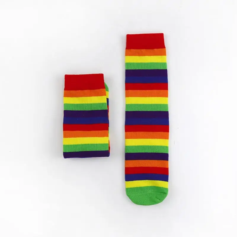 

Trend Kids Rainbow Striped Sock Cute Boys Girls Children Cotton Socks Gifts