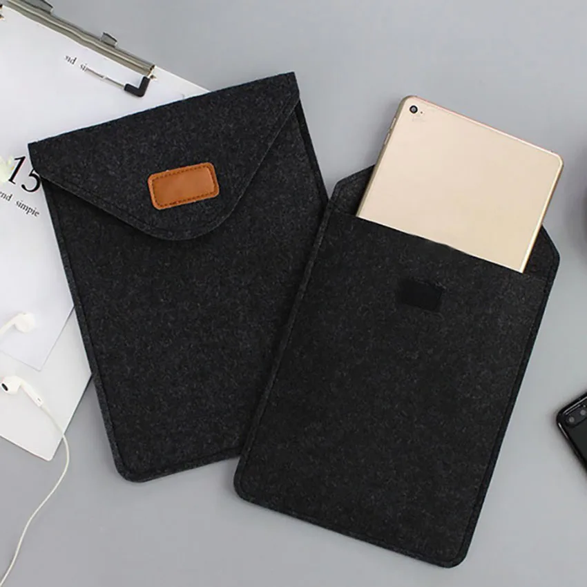 

Multifunction Tablet Case Protective Cover E-books Case,Felt Tablet Bag Cable Charger Mouse Mobile Phone Storage Bags 2 Sizes