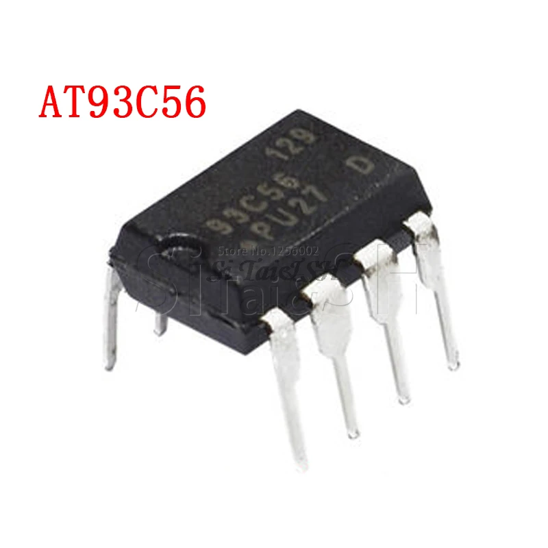 10 шт. AT93C56 DIP-8 93C56 DIP8 DIP EEPROM (256x8)/(128x16) 2K новый оригинальный