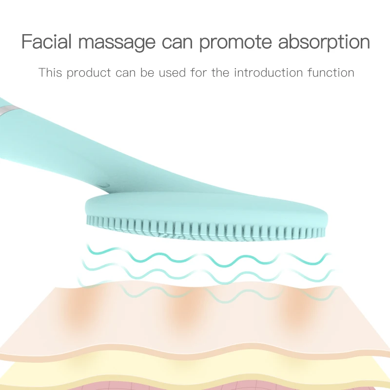 Кисть для очистки дица уход за лицом электрическая щетка лица Вибрационный