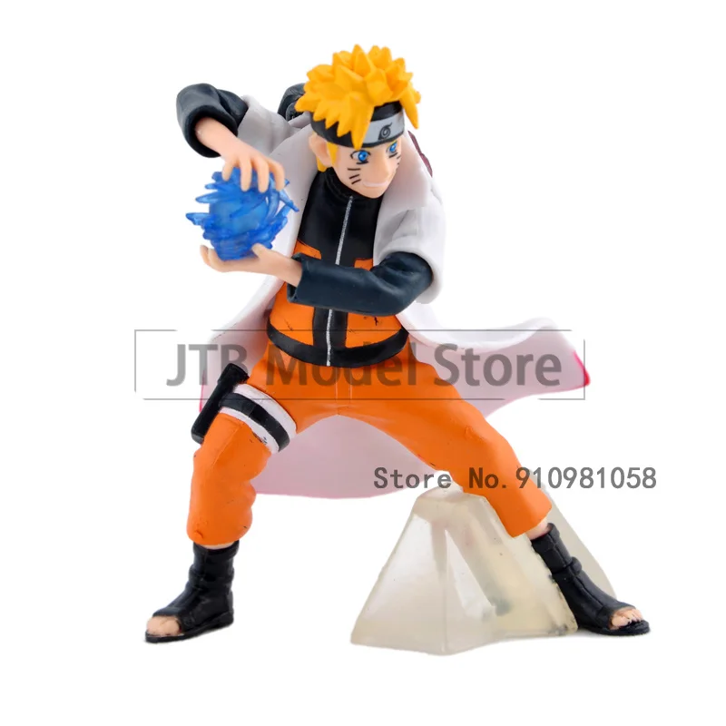 Экшн фигурка Наруто Shippuden 8 см аниме статуя Учиха Саске настольное украшение