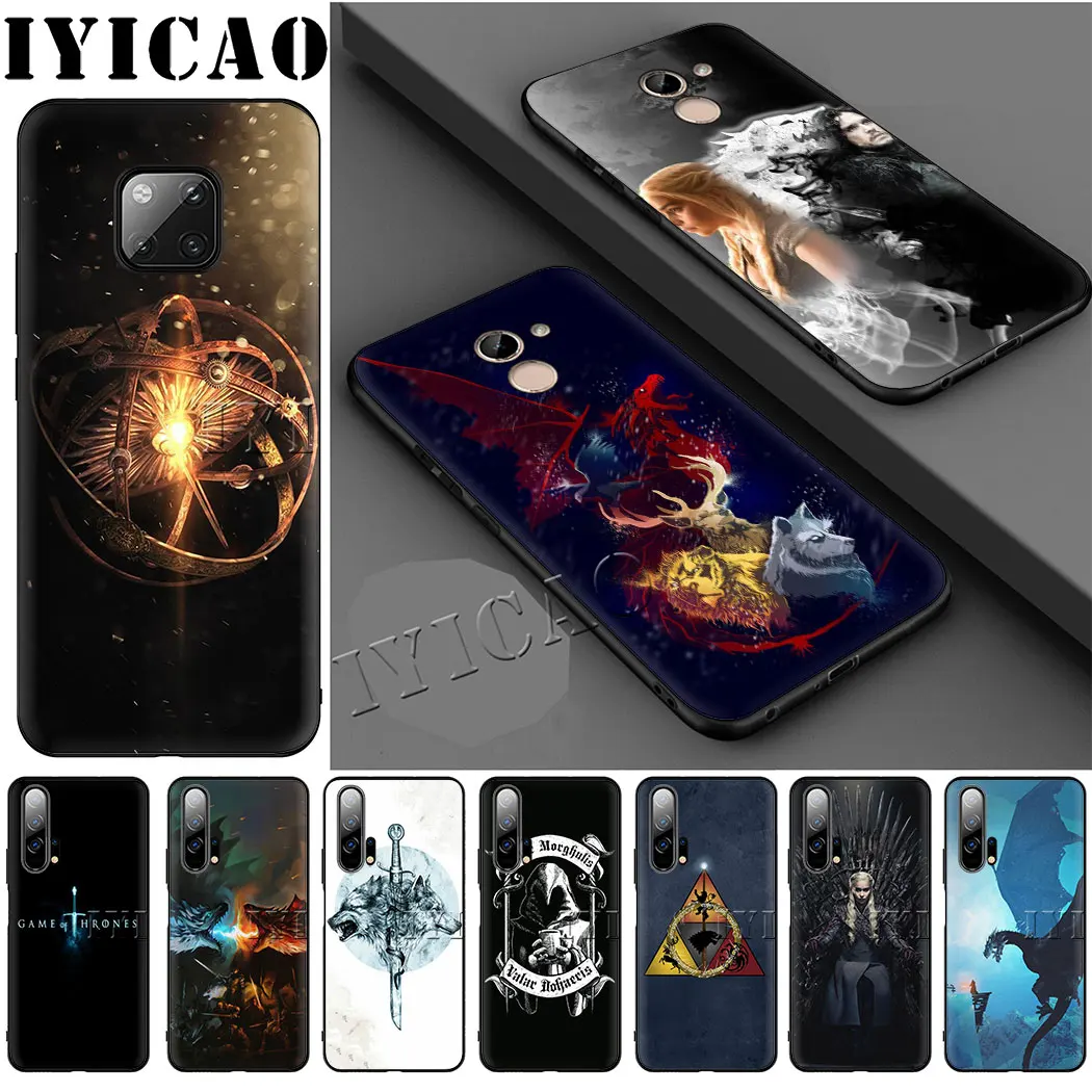 Мягкий чехол IYICAO для телефона Huawei P30 P20 P10 P9 P8 Lite Pro P Smart Z Plus 2019 | Мобильные телефоны и