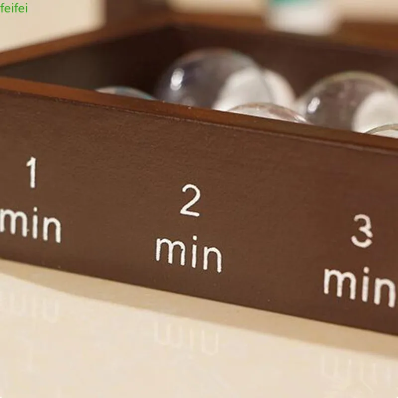 Песочные часы в деревянной рамке 1/3/5 мин песочные таймер для домашнего декора