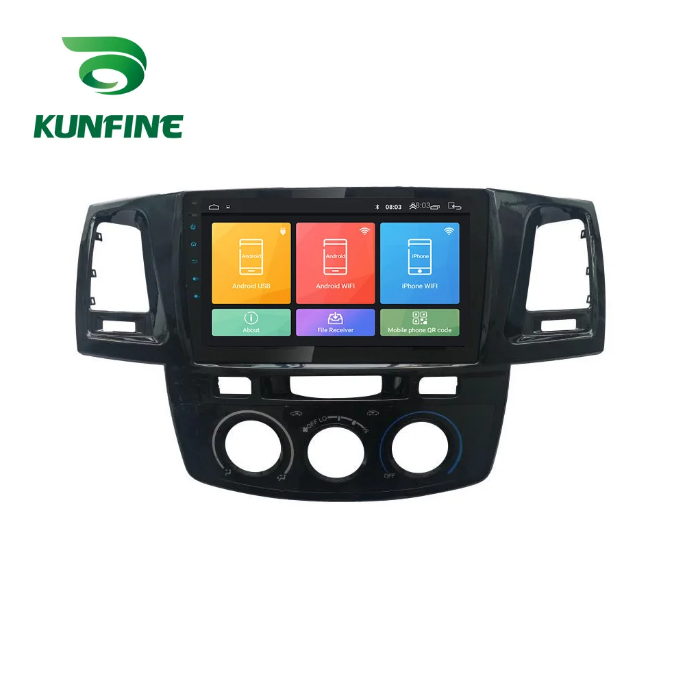 Автомагнитола с GPS навигацией Восьмиядерный процессор Android 10 0 для Toyota Fortuner 2005 2006