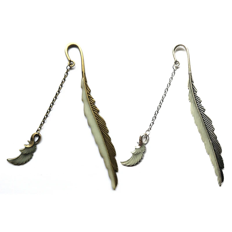 1 шт. святящийся ночью крыло наклейка закладка для чтения чайник перо книга