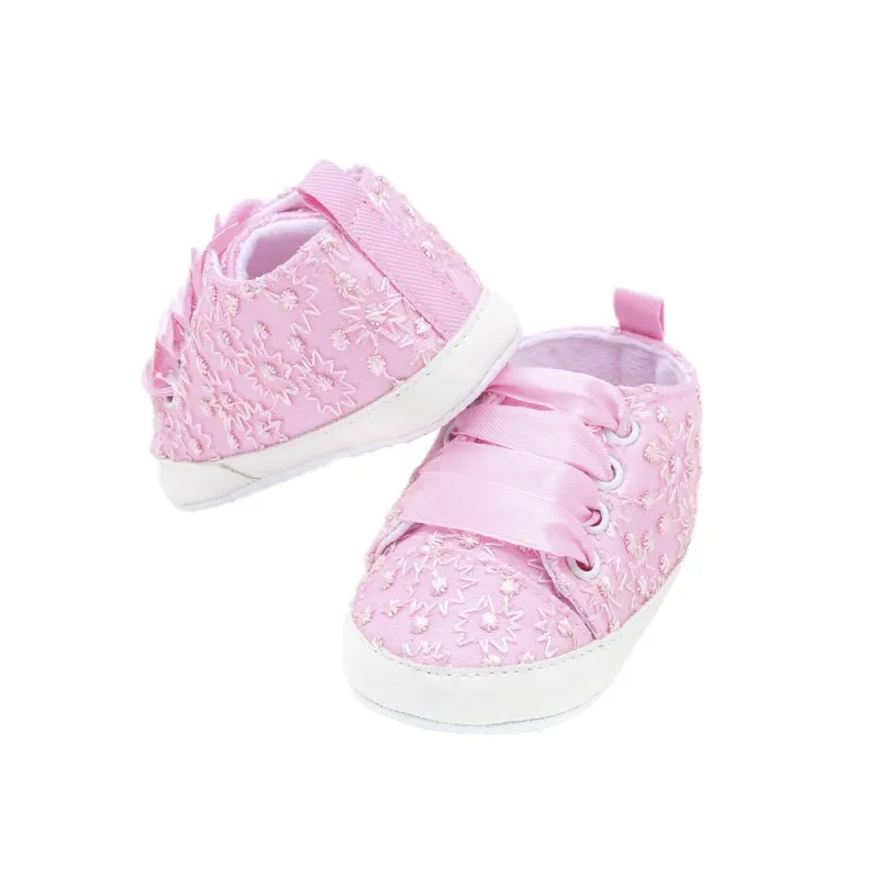 OEAK 2020 новые Новорожденные Кружева Вышивка Тканевая обувь девочка первые ходунки