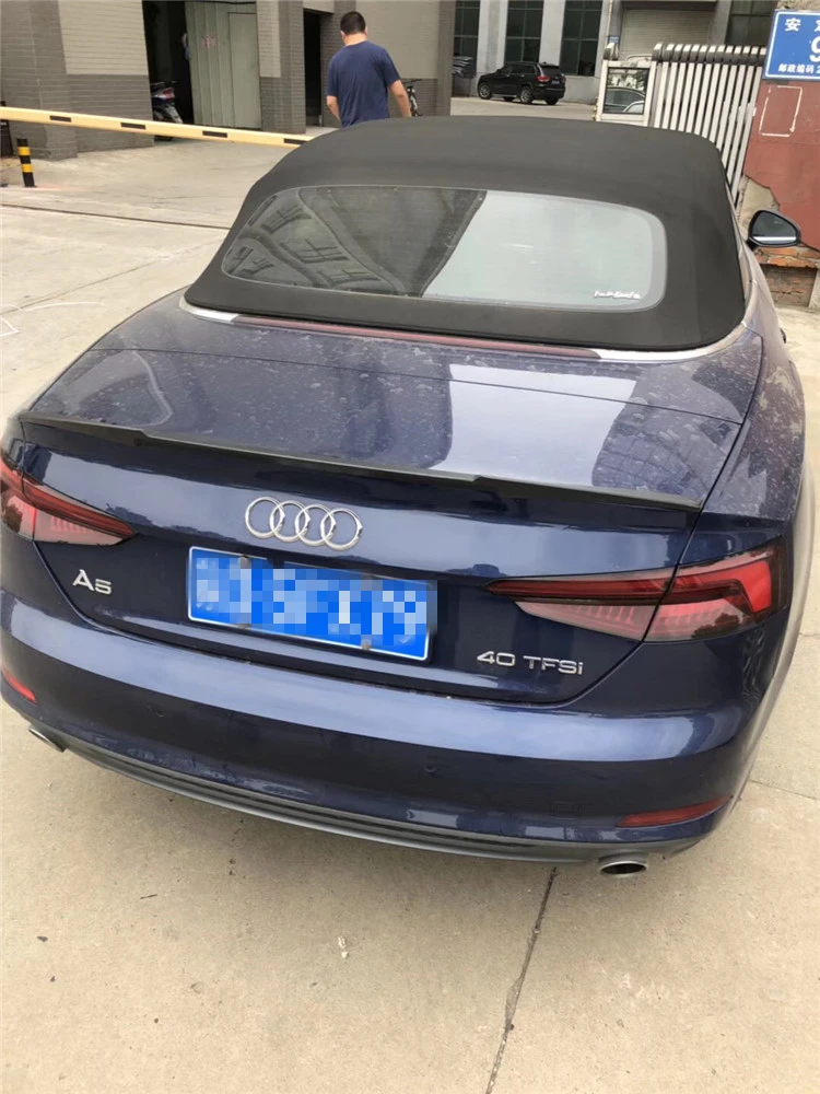 Спойлер для Audi A5 Двухместный спойлер из АБС материала заднего крыла автомобиля