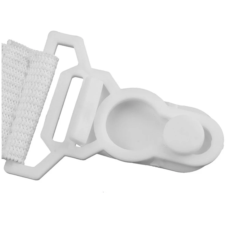 8pcs Fitted Bed Sheet Mattress Grippers Suspenders Elastic Garter Fastener Holder Clips Straps Rubber Button Hook White | Дом и сад