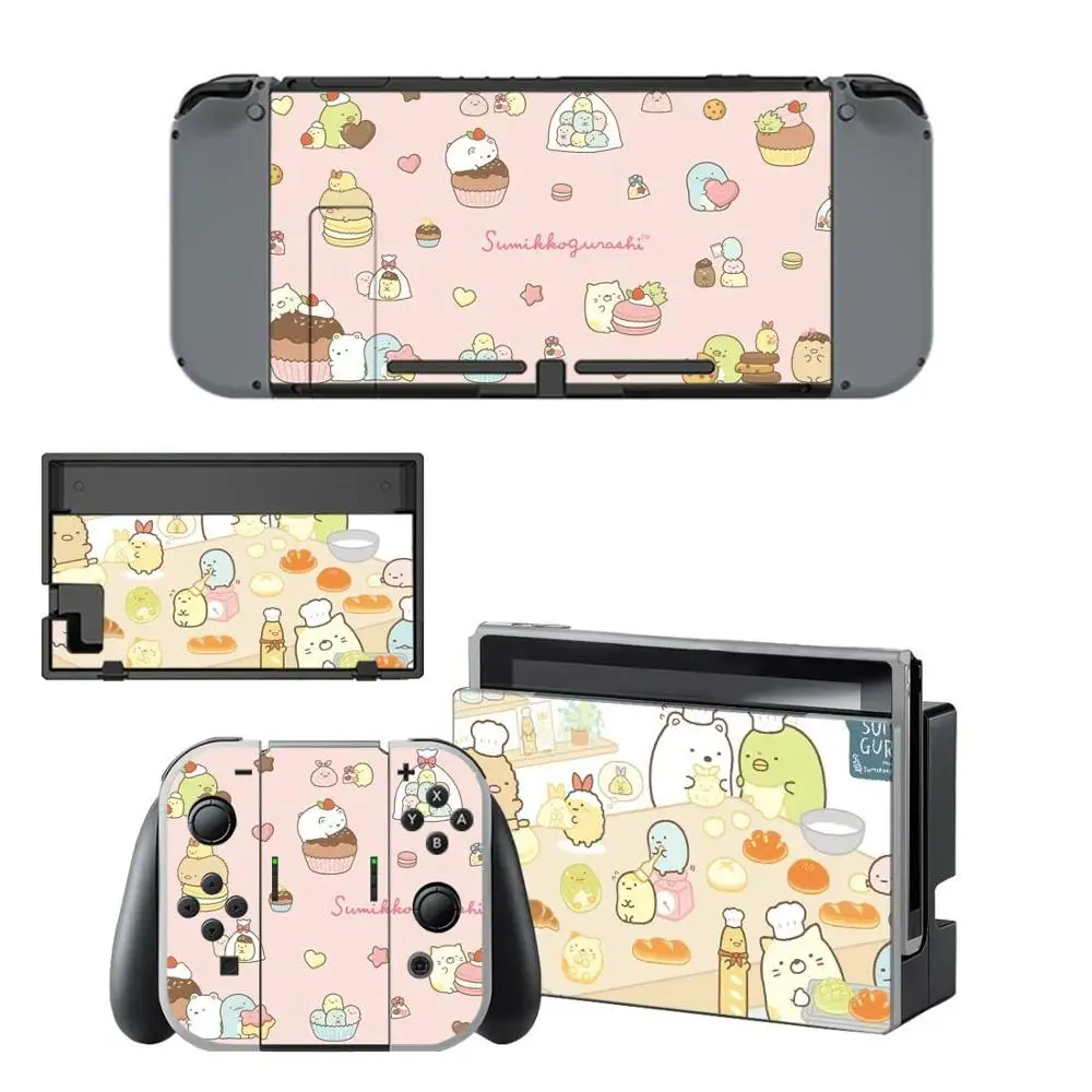 Наклейка Sumikko Gurashi для Nintendo Switch NS Dock Charger Stand Holder Joy-con Controller Vinyl