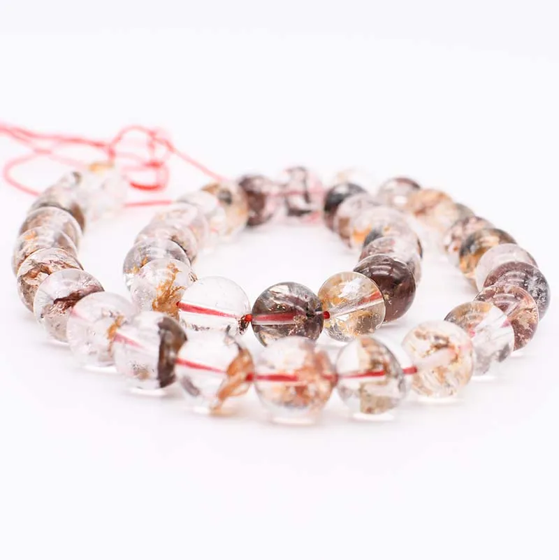

6/810/12mm Wholesale Natural Phantom Multi-inclusion Crystal Beads