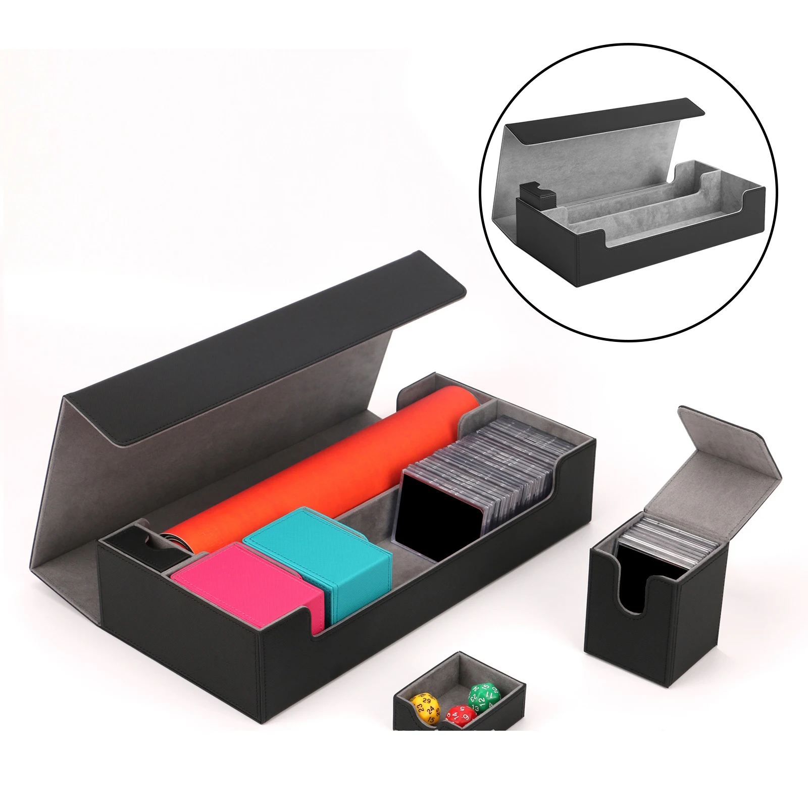 Магнитная карта памяти прочная и TCG OCG для Commander карточка MTG чехол переноски