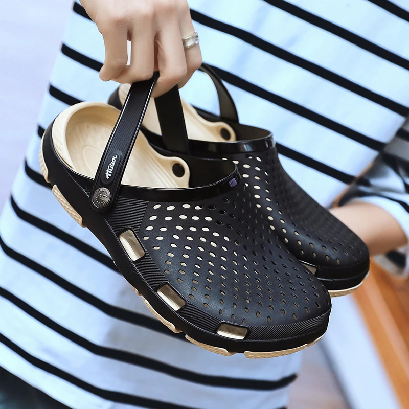 Летние пляжные сандалии-сабо без застежки Легкие мужские сандалии Nativ