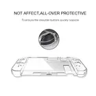 Мягкий прозрачный чехол из ТПУ, защитный чехол, прозрачная защитная рамка для аксессуаров игровой консоли Nintendo Switch Lite