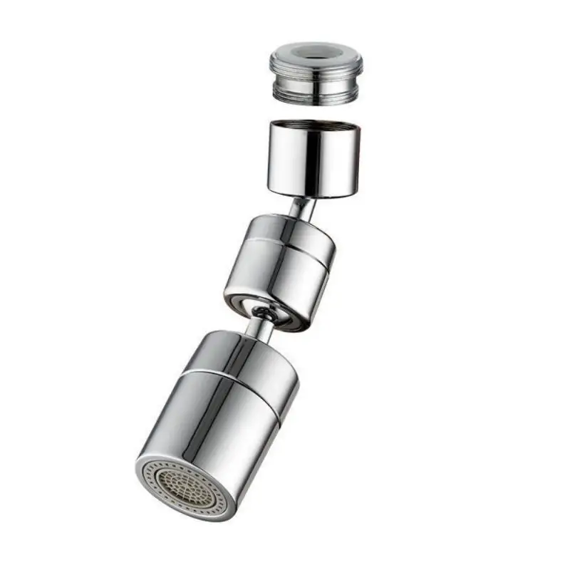 

Kitchen Faucet Universal Rotating Water Outlet Washbasin Kitchen Ingenious Quality Large-angle Rotating Aerator Dual-flow Mode