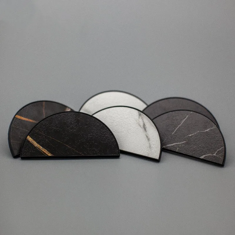 

New Design Handle Kitchen/ Bathroom Furniture Knobs For Drawer Dresser Cupboard Marble Texture Wine TV Cabinet Pull Door Aceess