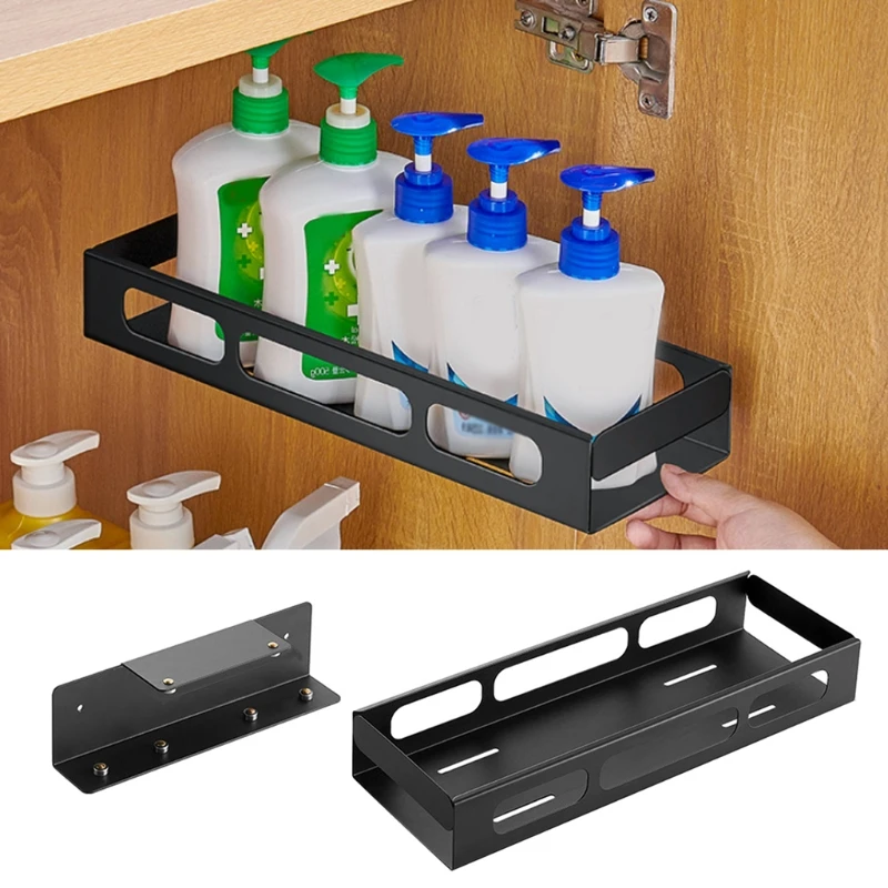 

Rectangle Kitchen Pull-Out Telescopic Drawer Basket Wall Mounted Shelves Storage
