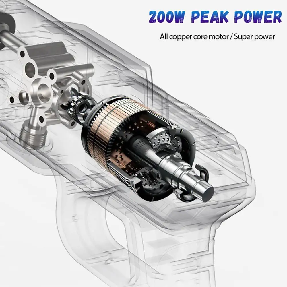 Цена Беспроводной водяной пистолет высокого давления для мойки автомобиля, 5600 мАч, литиевая батарея, портативный пеногенератор для мойки высоко...