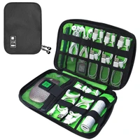 travel cable organizer bag waterproof portable electronic organizer for usb cable cord phone charger headset wire sd card case