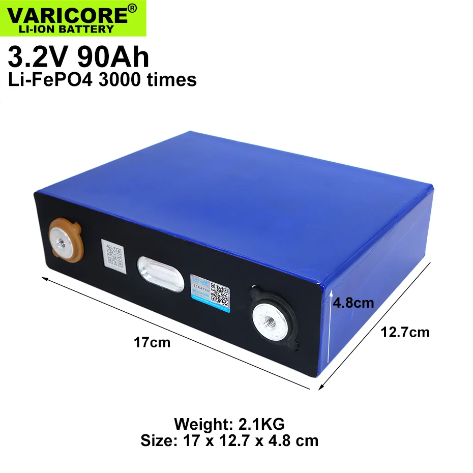 2020 новые 8 шт 3 2 V 90Ah lifepo4 батареи не 100ah 12V180Ah 24V90Ah для EV RV diy солнечный ЕС США налог