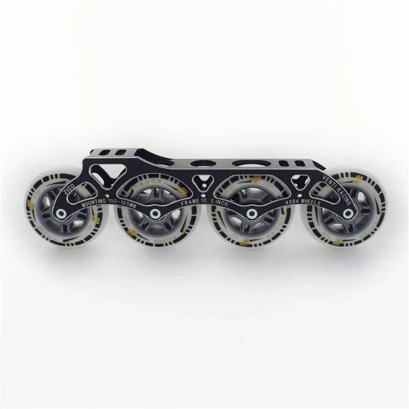 1 pair Black White 8 шт. 84 мм колеса для роликовых коньков для скорости Скейтер скейт шины для CITYRUN PS 84A 84 Rodas ILQ-11 608 распорная втулка подшипника - Цвет: 1 pair Black White
