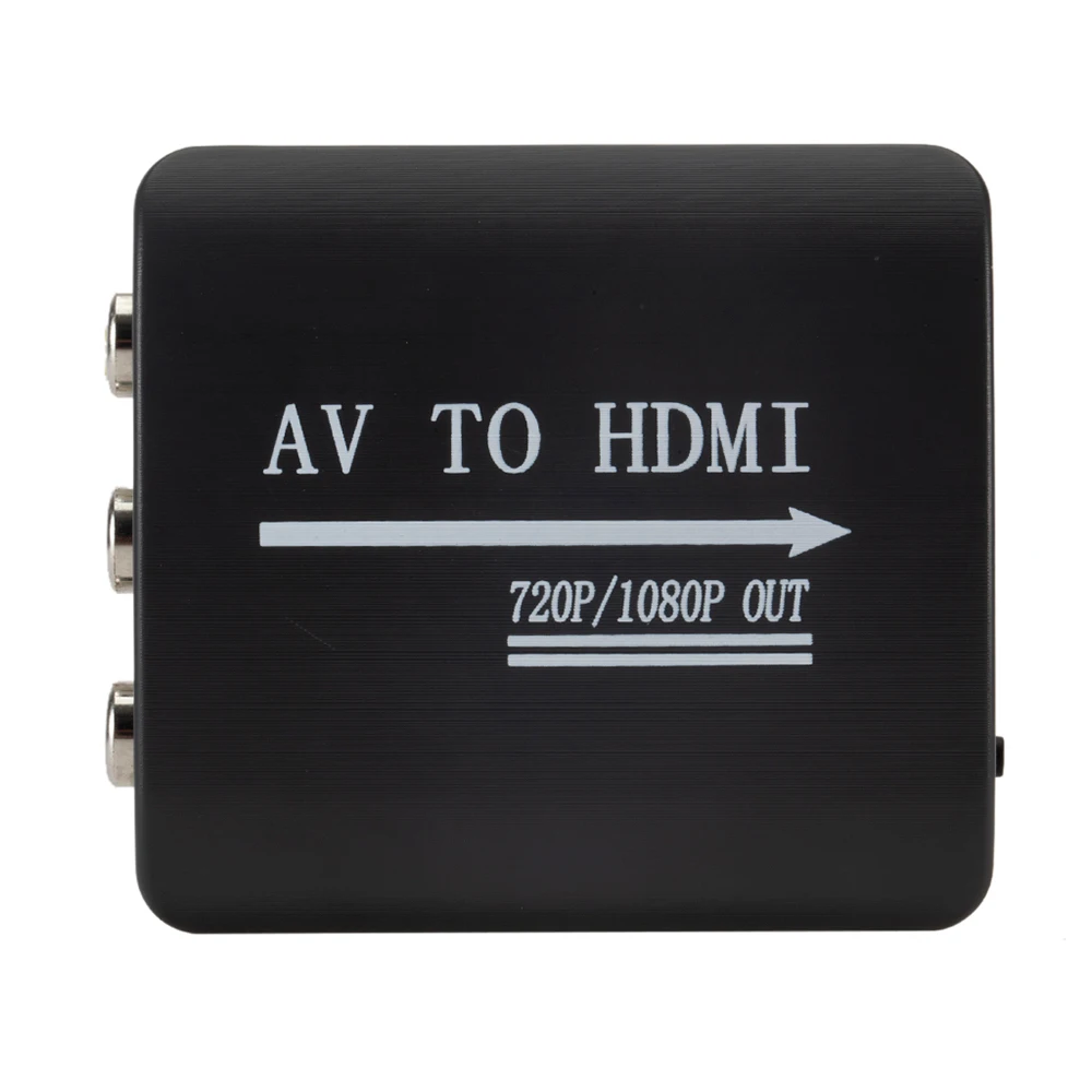 1080P Mini AV to HDMI Converter Adapter 720P Large Display with Micro USB Power for HDTV TV Projector Computer Notebook | Электроника