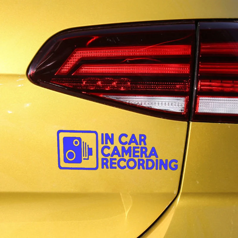 Автомобильная наклейка автомобильная записывающая камера на окно Забавный