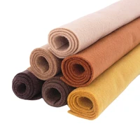 fleshbrownchocolate color soft feltfelt craft polyester nonwoven fabricdecoration materialfor scrapbookingsewing toys