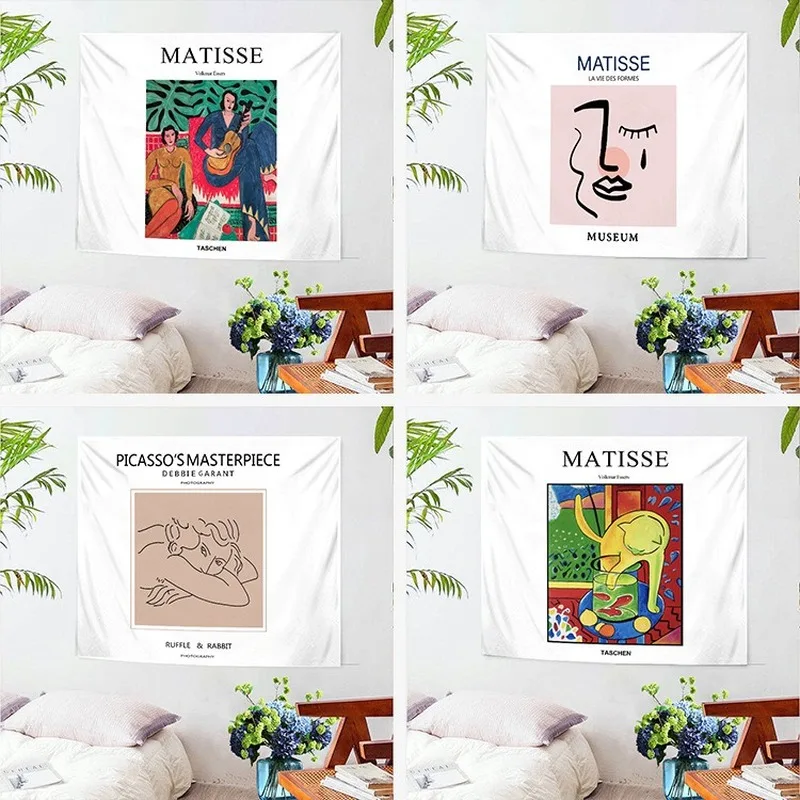 Скандинавская картина маслом гобелен декоративная ткань украшение для дома