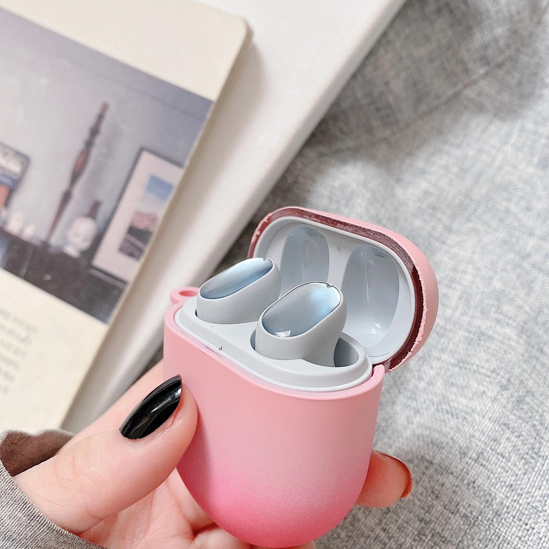

Suitable for Xiaomi redmi airdots3pro gradient PC frosted hard headset cover Bluetooth headset cover Summer fashion