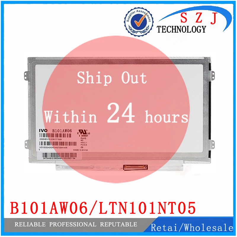 Тонкий светодиодный экран 10,1 дюйма, дисплей B101AW06 LTN101NT05 N101I6 B101AW02 hsd101pfw4 для ACER ASPIRE ONE D255 D260 D257 D270