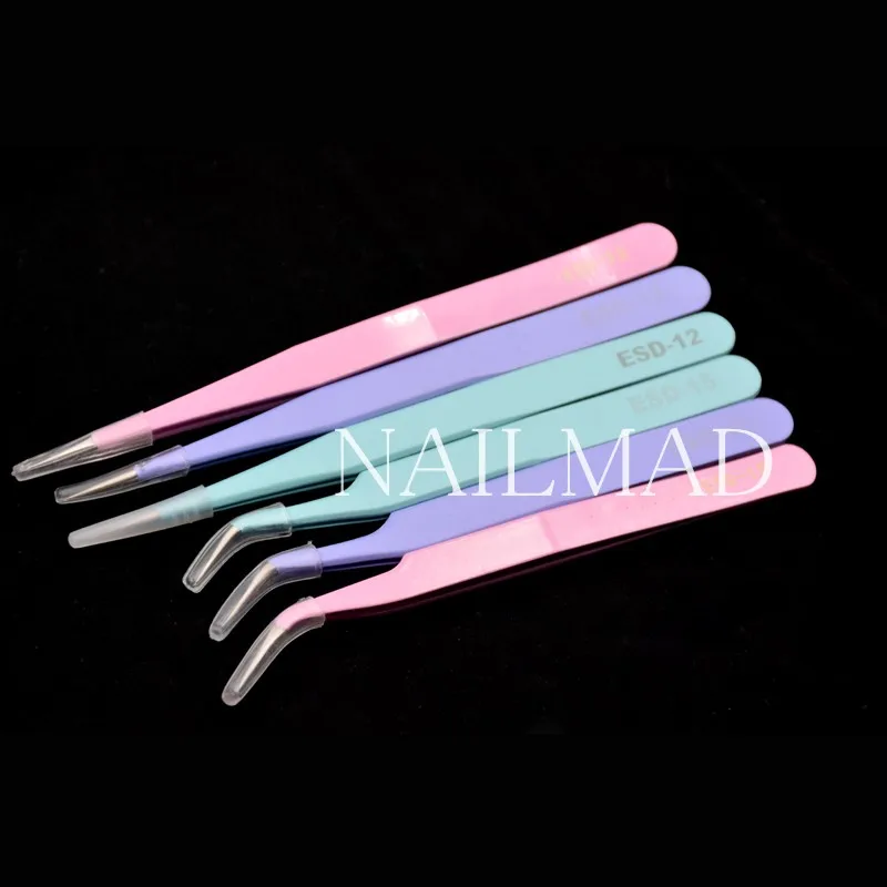 Щипцы из нержавеющей стали Nail MAD 2 для наращивания ресниц инструменты укладки |