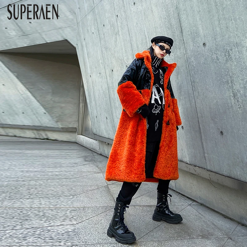 SuperAen New Winter Thick Warm Parkas Coat Women Pluz Size Wild Casual Parkas Coat Female Fashion Cotton Women Clothing
