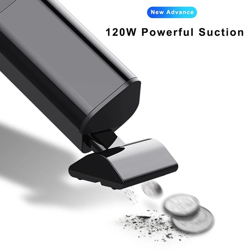 

Handheld Car Vacuum Cleaner Cordless 4500mbar Strong Suction Wet Dry HEPA Filter Auto Vacuum