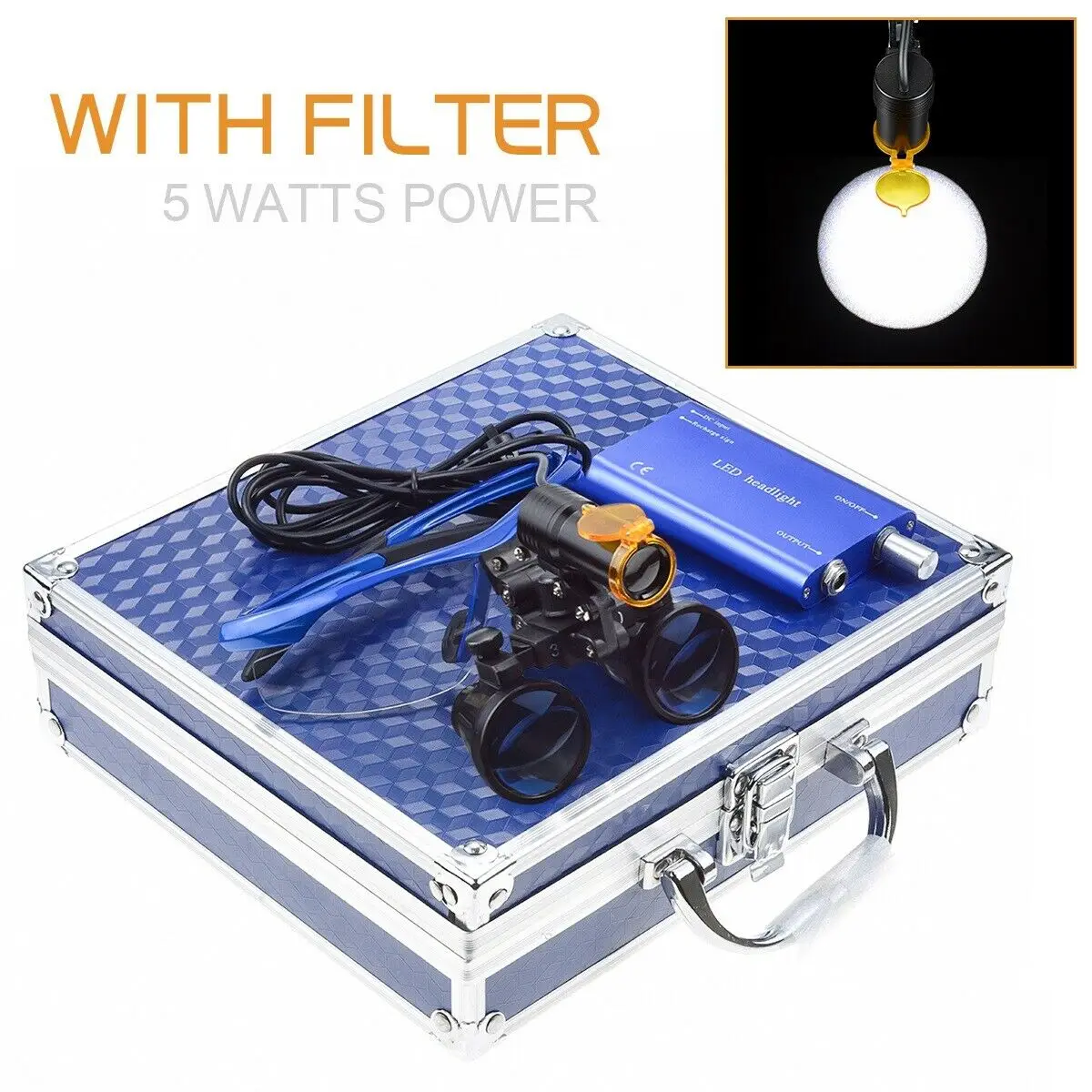 1 комплект стоматологические лупы для медицинского бинокулярного стоматолога + 5