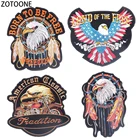 ZOTOONE большие нашивки на спине с орлами для одежды вышитые нашивки для одежды Значки для одежды Аппликации