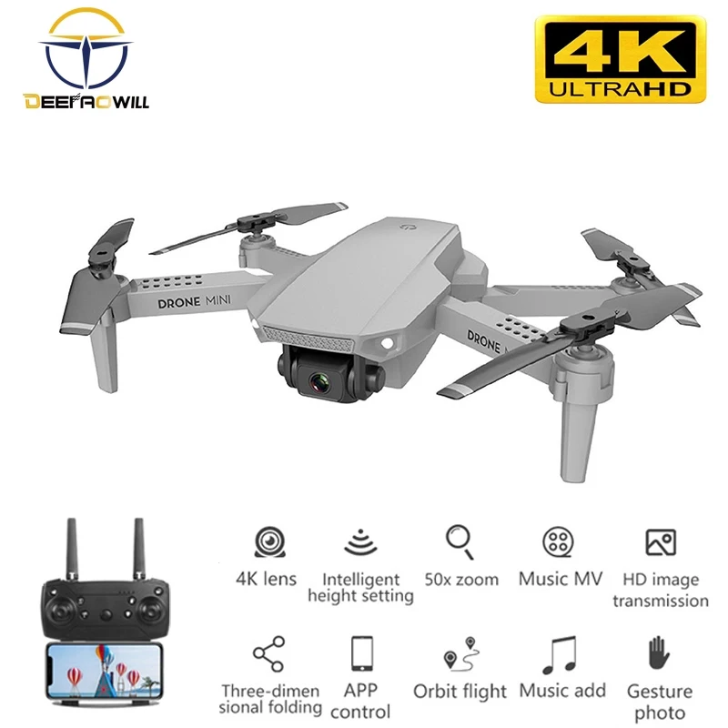 

2021 New E88 Pro Drone With 4K HD Wide-Angle Camera WiFi 1080p Real-Time Transmission FPV Follow Me RC Quadcopter Dron Toys