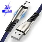 USB Type C 3A Быстрая зарядка Micro USB кабель для Samsung S10 S9 S8 Xiaomi Redmi Note 9 Huawei P20 Зарядное устройство USB C кабель для передачи данных