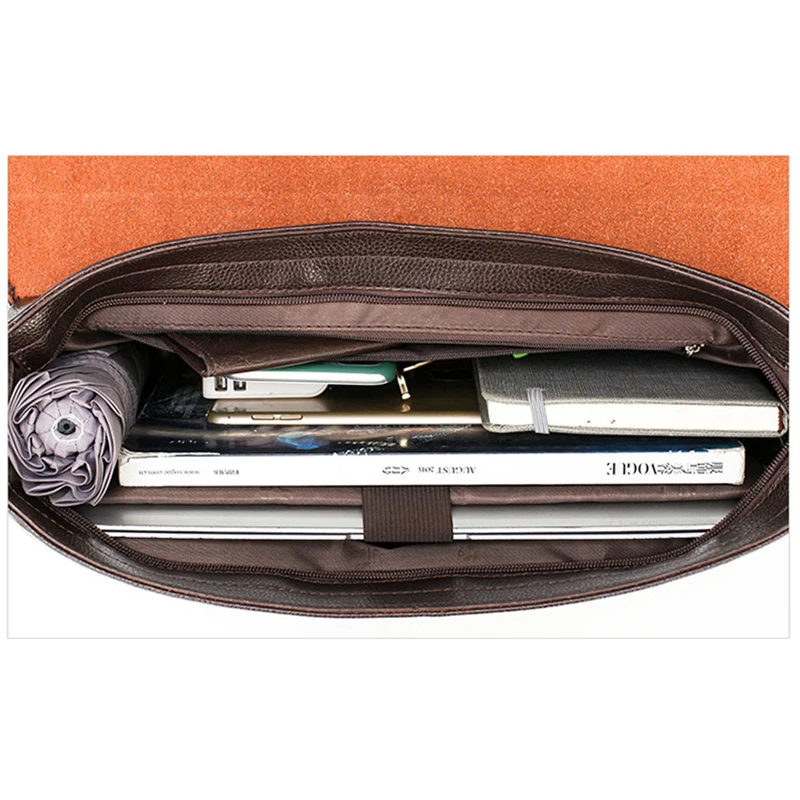 Сумка-тоут мужская из синтетической кожи модный саквояж на плечо для ноутбука и